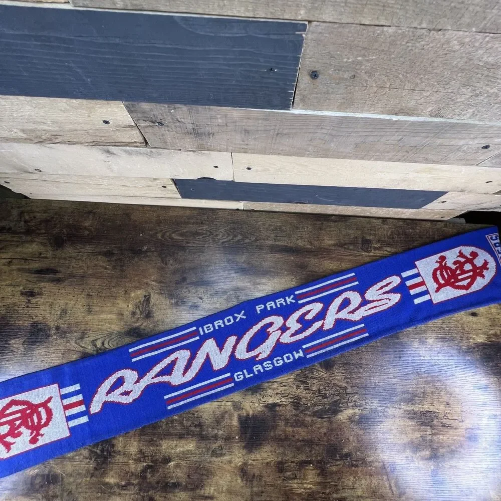 VTG GLASGOW RANGERS Football Soccer Club Scarf Ibrox Park Scottish Premiership